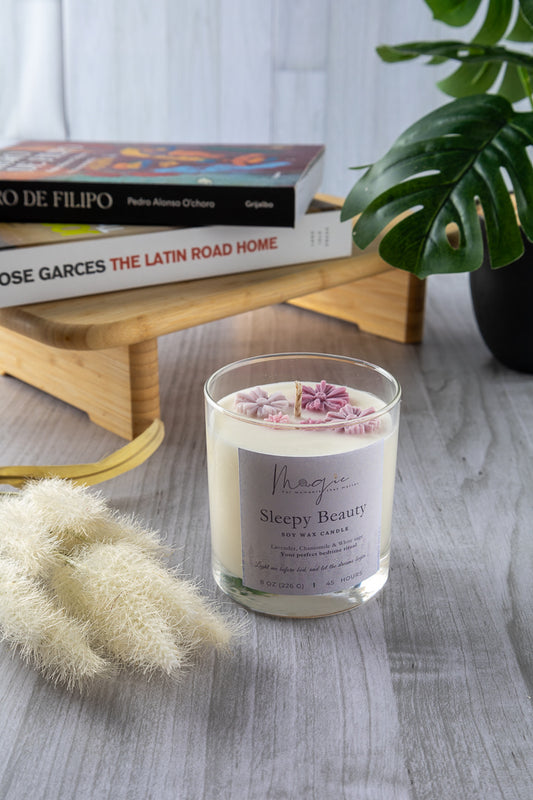 🌙 Sleepy Beauty Lavender Candle