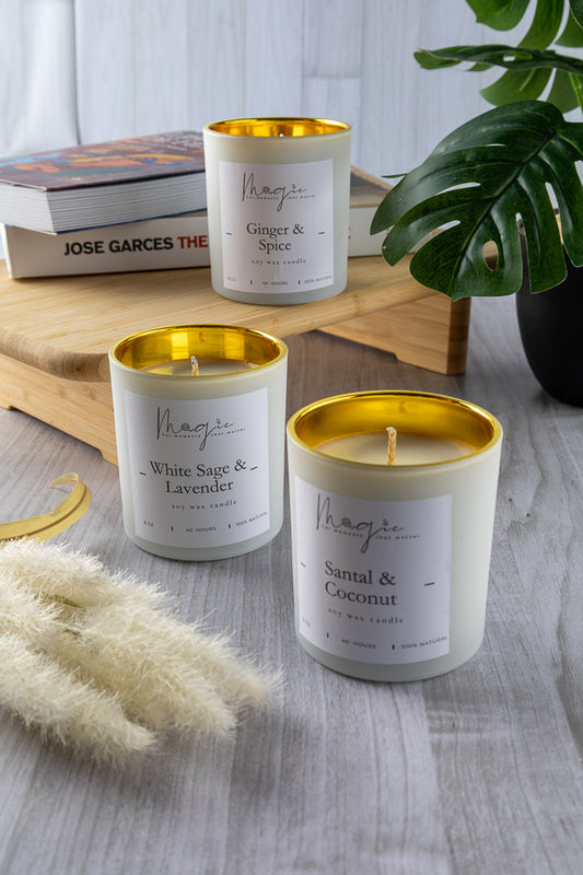 Golden Essence Premium Soy Candle 8oz