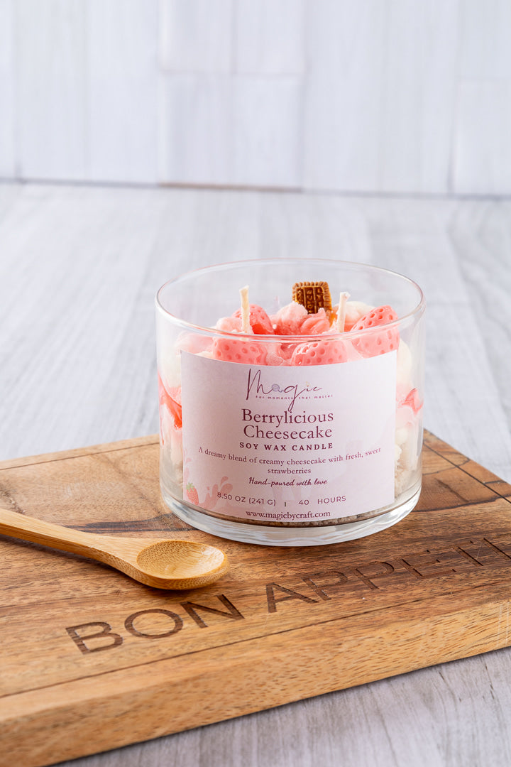 Berrylicious Cheesecake Candle